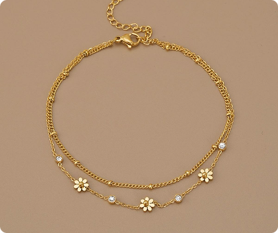 Rose Gold Deer Heart Necklace